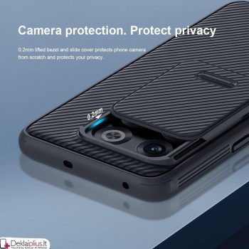 Nillkin Camshield dėklas su kameros apsauga - juodas (Oneplus 10T) Nillkin Camshield dėklas su kameros apsauga - juodas (Oneplus 10T)